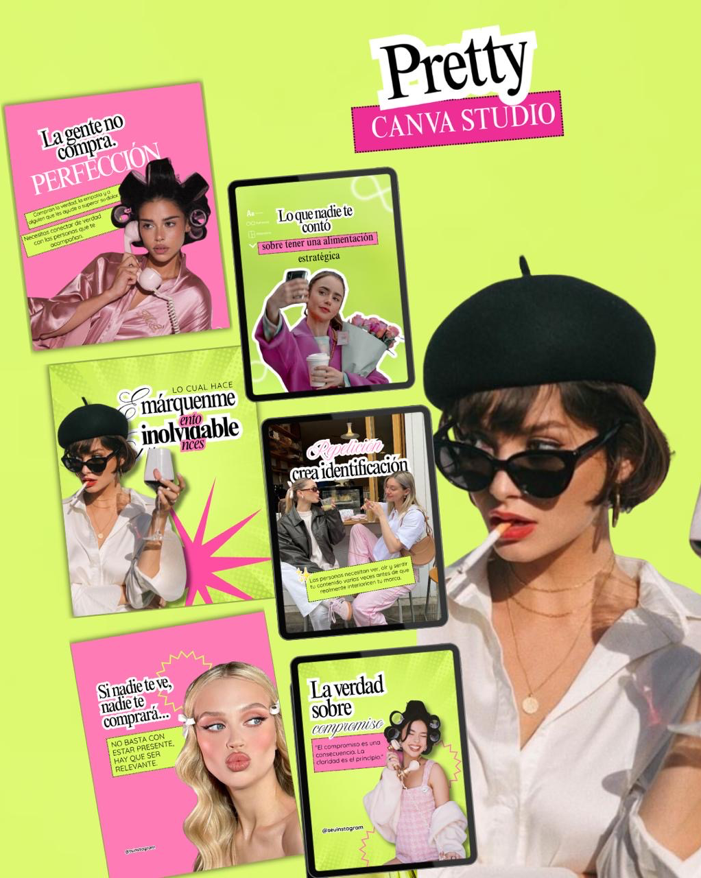 Plantillas Canva del pack Estilo Revista Magazine Pack