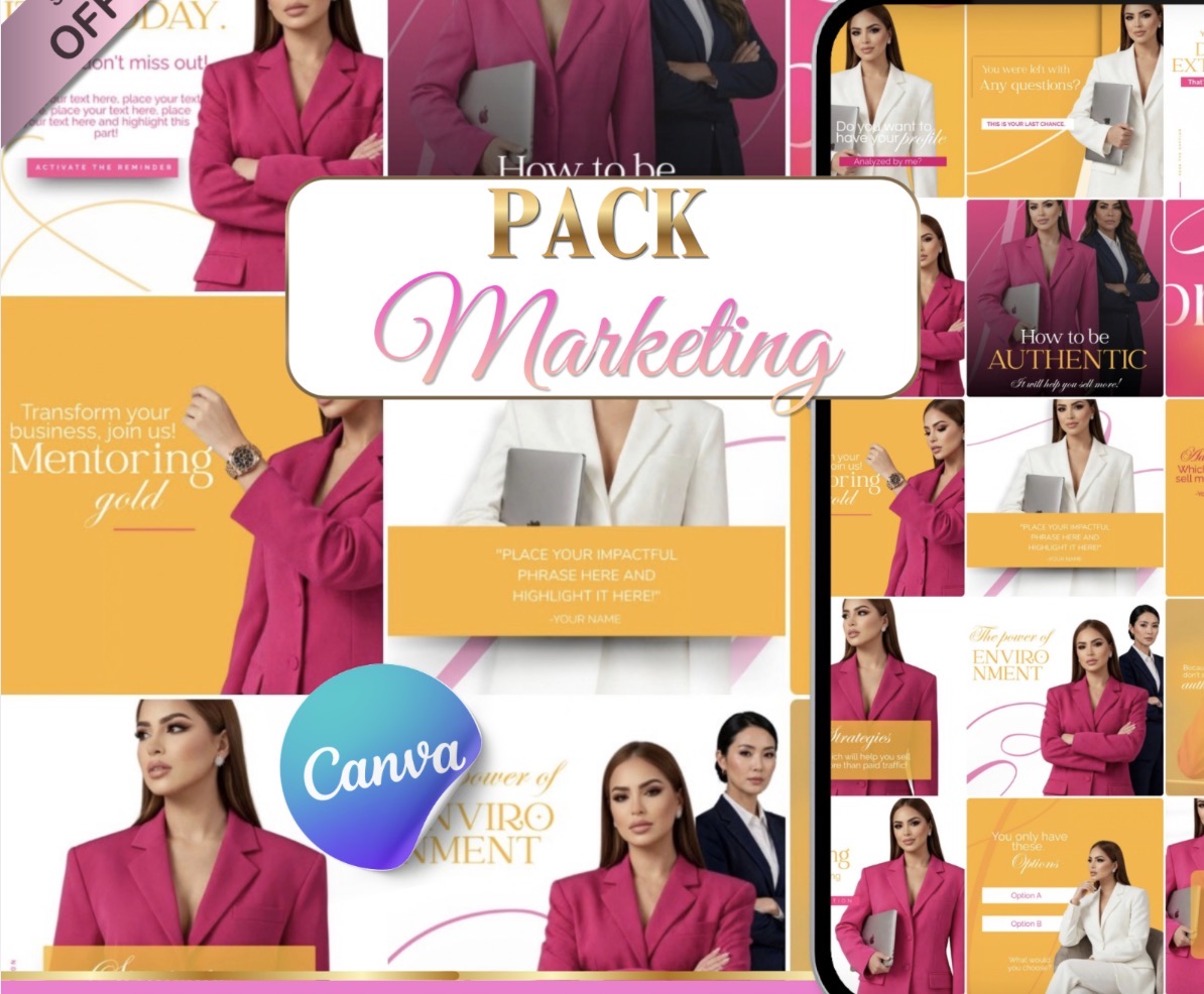 Vista previa de plantilla Pretty Canva